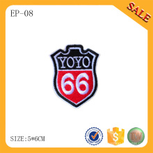 EP-08 apparel embroidered label for jeans and garment